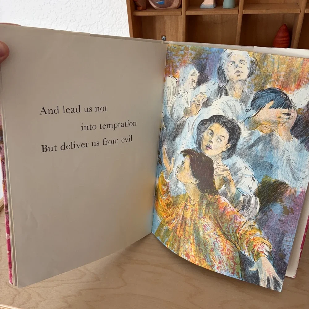 VINTAGE | The Lord’s Prayer Children’s Illustrated Hardcover Book